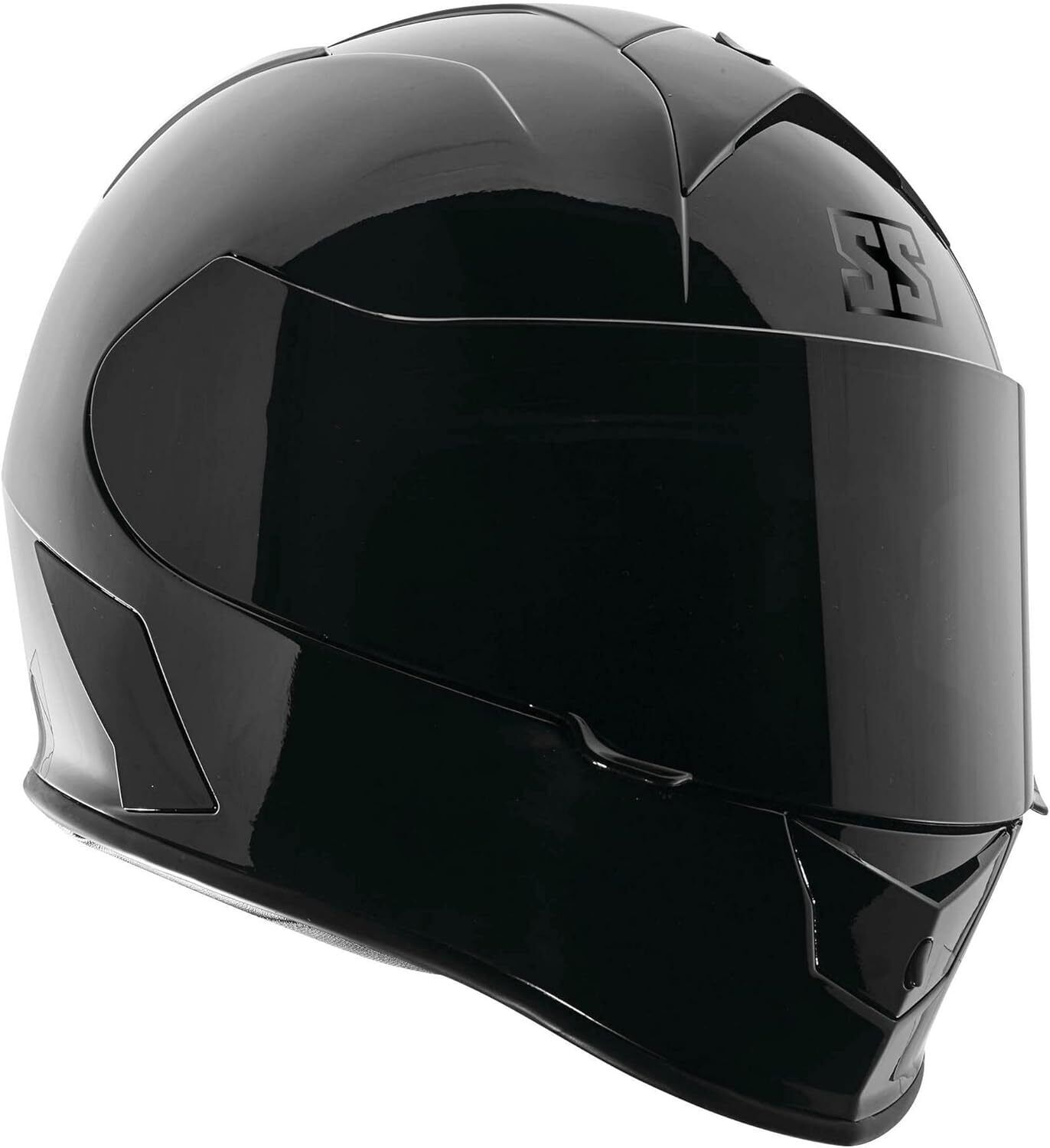 SS900 Solid Speed Helmet Gloss Black - XS - Click Image to Close