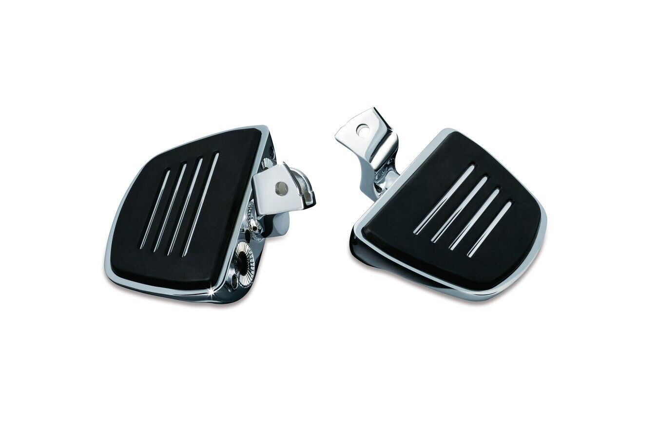 Premium Mini Boards With Comfort Drop Mounts 01-17 GL1800 Chrome - Click Image to Close