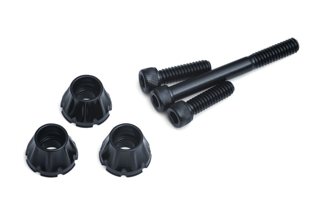 Windshield Screws FLH Black - Click Image to Close