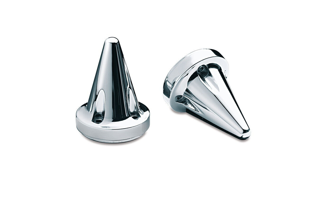 Kuryakyn Stiletto End Caps Chrome - Click Image to Close