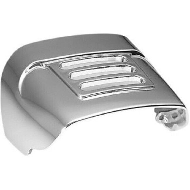 Tail Lamp Visor With Slots Chrome - Click Image to Close