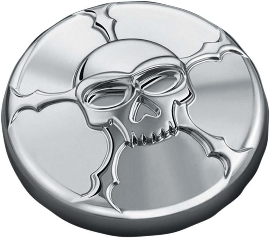 Kuryakyn Zombie Gas Cap Vented Chrome - Click Image to Close