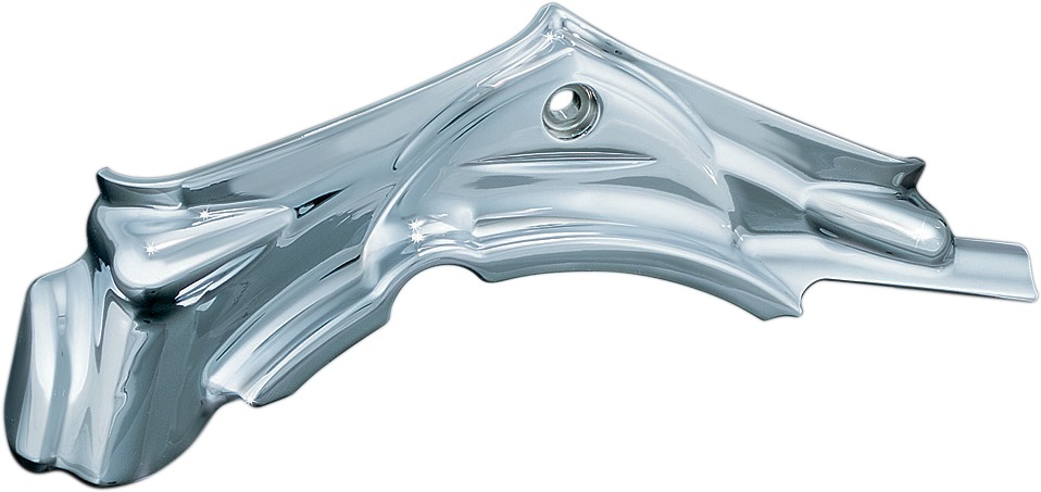 Cylinder Base Cover 07-16 Touring & Dyna Models Chrome - Click Image to Close