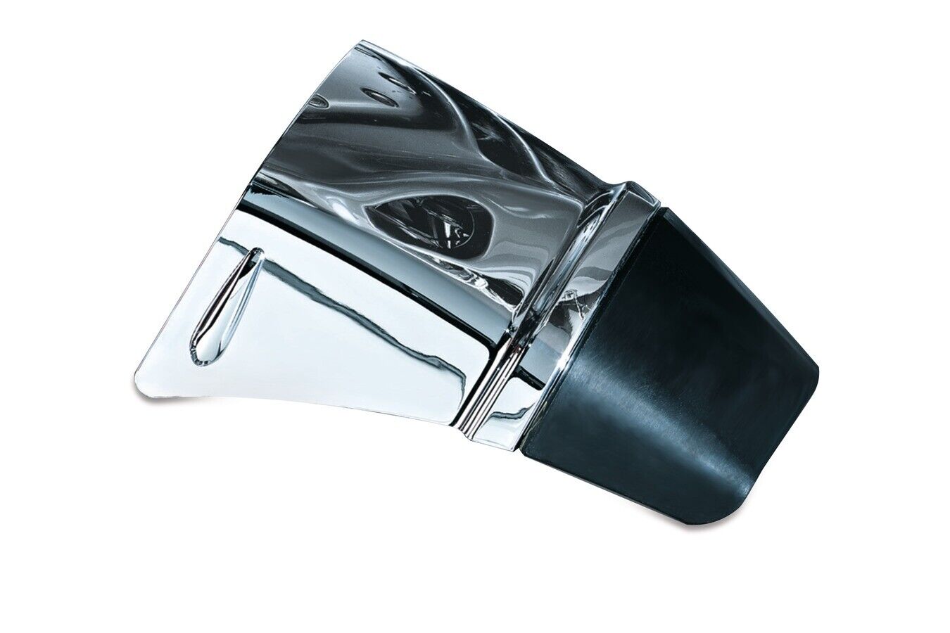 Front Fender Extension With Mud Flap 01-17 Honda GL1800 Chrome - Click Image to Close