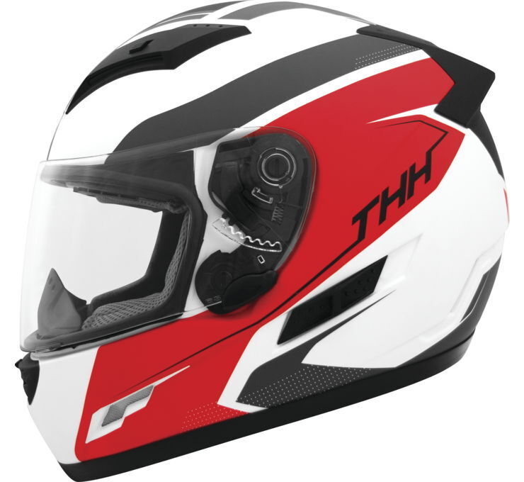 THH Helmets Ts-80 Vision Whtred Lg - Click Image to Close