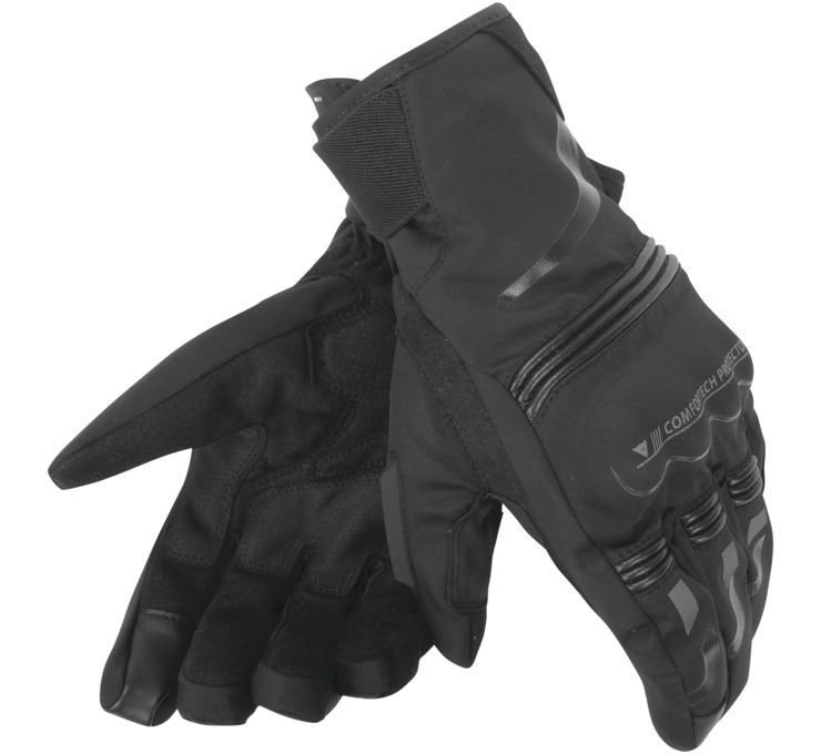 Dainese Tempest D-Dry Gloves Black Medium - Waterproof Motorcycle Gear - Click Image to Close