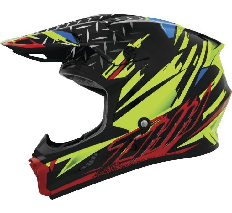 THH Helmets T710X Assault Yel/Red Sm - Click Image to Close