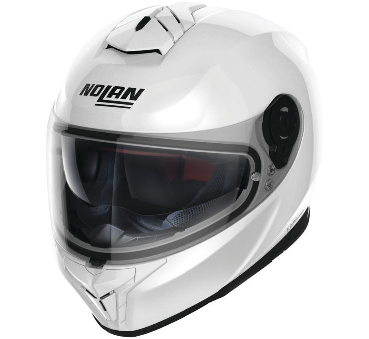 Nolan Helmets N80-8 Solid Mtlwht Lg - Click Image to Close