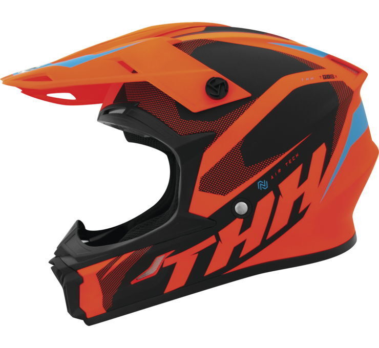 THH Helmets T710X Airtech Orgblk Md - Click Image to Close