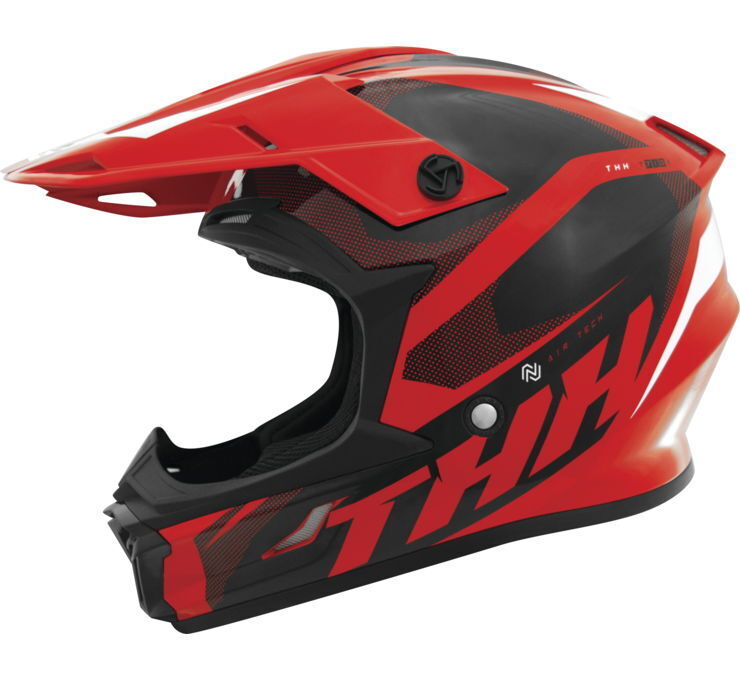 THH Helmets T710X Airtech Redblk Ylg - Click Image to Close