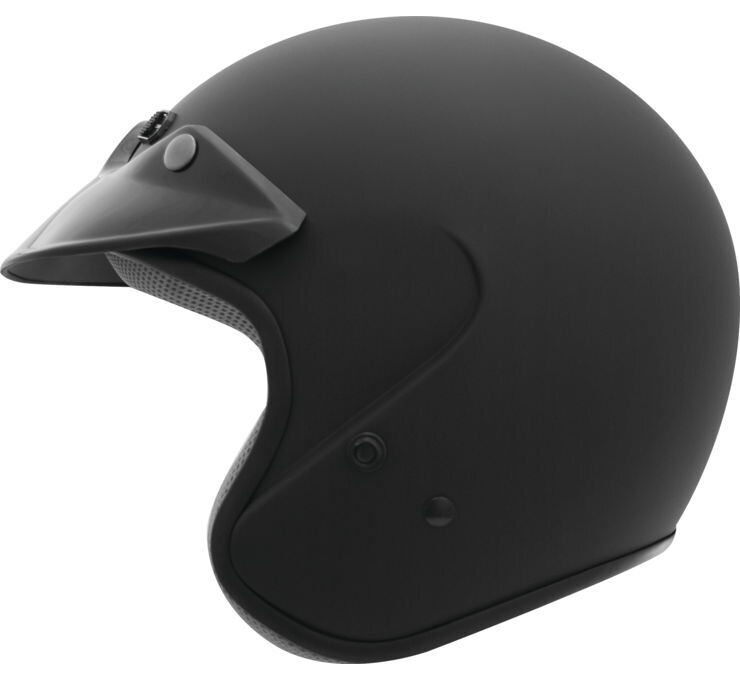 THH Helmets T-381 Flat Black Lg - Click Image to Close