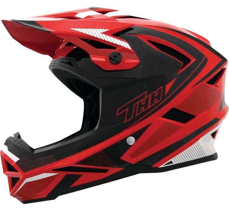 THH Helmets T-42 Bmx Acceler Red/Wht Lg - Click Image to Close