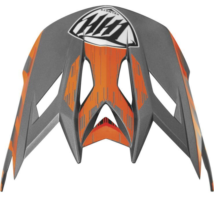 THH Helmets T-42 Bmx Xtreme Visor Mtgryorg - Click Image to Close