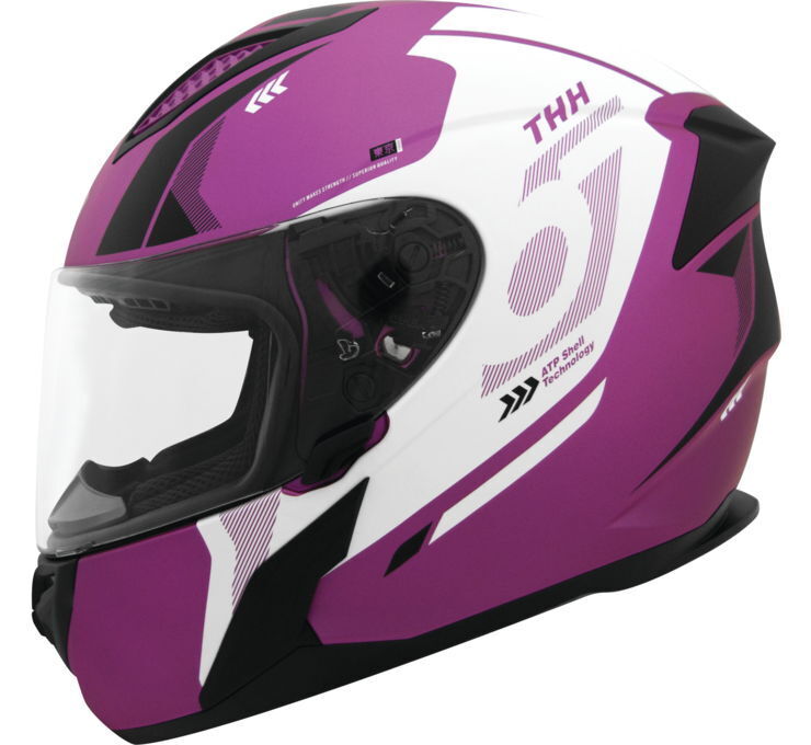 THH Helmets T810S Hayate Metpnkwht Lg - Click Image to Close