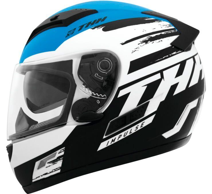 THH Helmets Ts-80 Impulse Blk/Blu Xl - Click Image to Close