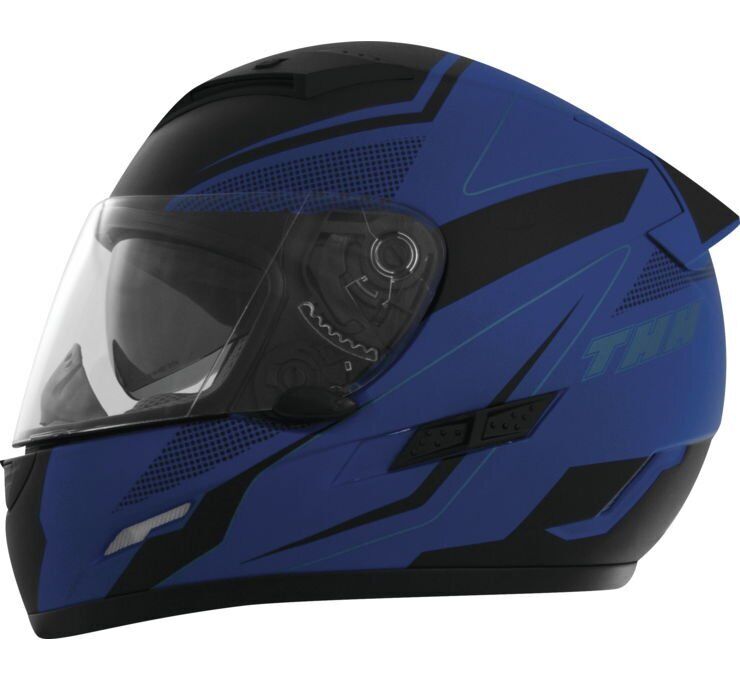 THH Helmets Ts-80 Fxx Blu/Blk Xs - Click Image to Close