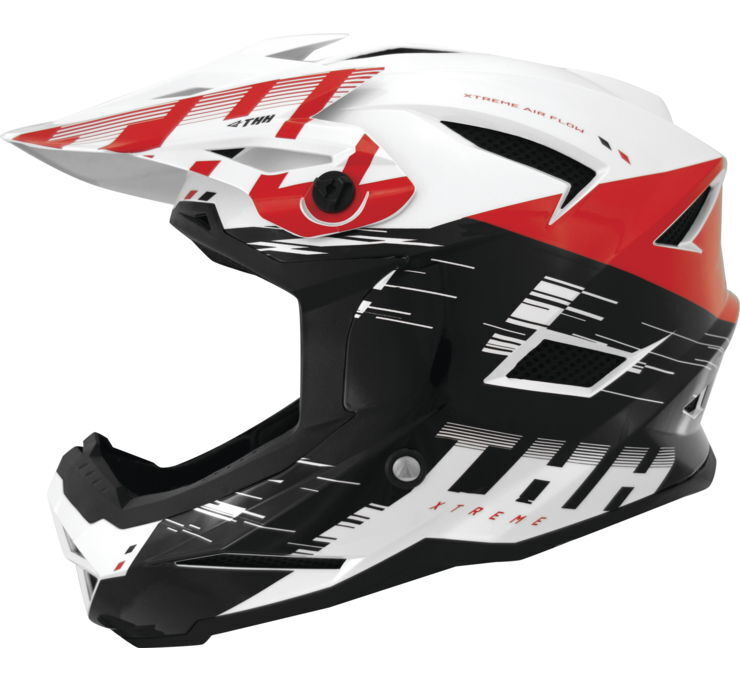 THH Helmets T-42 Bmx Xtreme Mt Whtred Xs - Click Image to Close