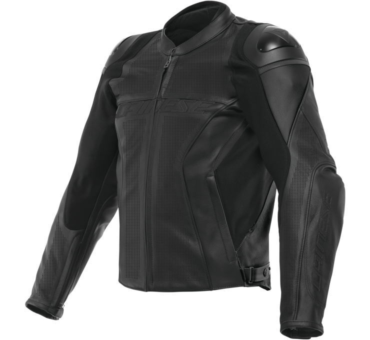 Racing 4 Perf Lthr Jkt Blk 54 - Click Image to Close