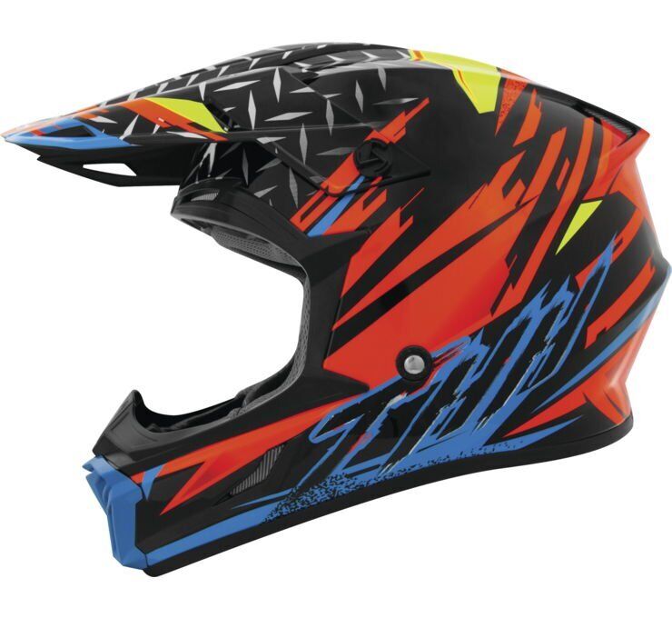 THH Helmets T710X Assault Blk/Org Md - Click Image to Close