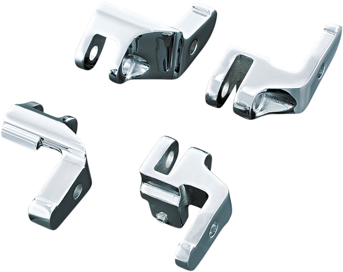 Floorboard Relocator Brackets 17-23 Touring Chrome - Click Image to Close