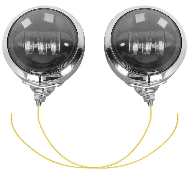 Letric Lighting 4.5in Passing Lamps Blk - Click Image to Close