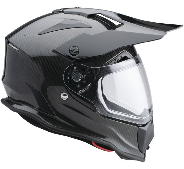 FIRSTGEAR Hyperion Carbon Helmet Black - Small - Click Image to Close