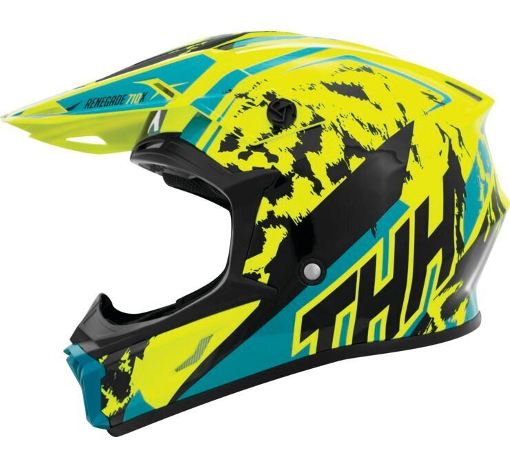 THH Helmets T710X Renegade Yel/Grn Ymd - Click Image to Close