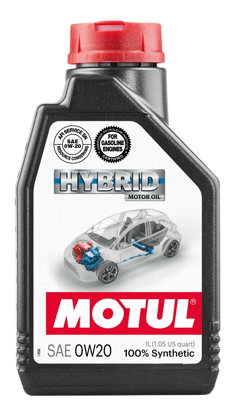 1L Hybrid Synthetic Motor Oil - 0W20 - Single - Click Image to Close