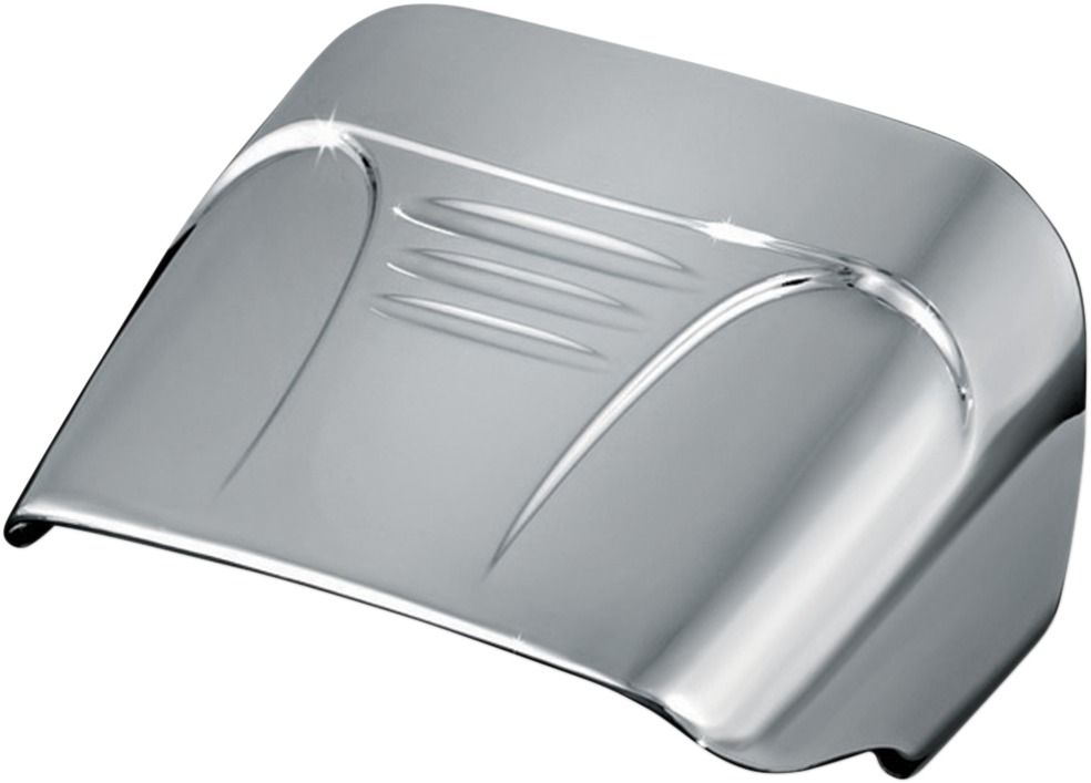 Taillight Visor Without Slots Chrome - Click Image to Close