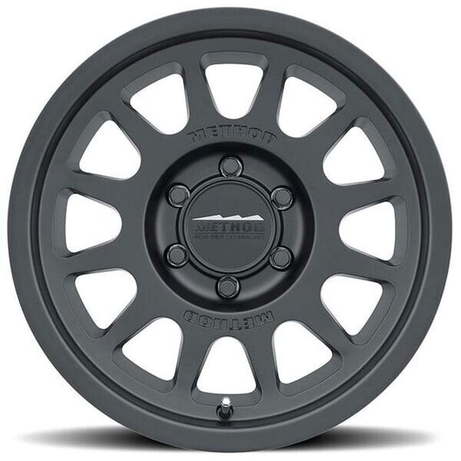 703 16x6 78.1 Centerbore - Matte Black Wheel - Click Image to Close