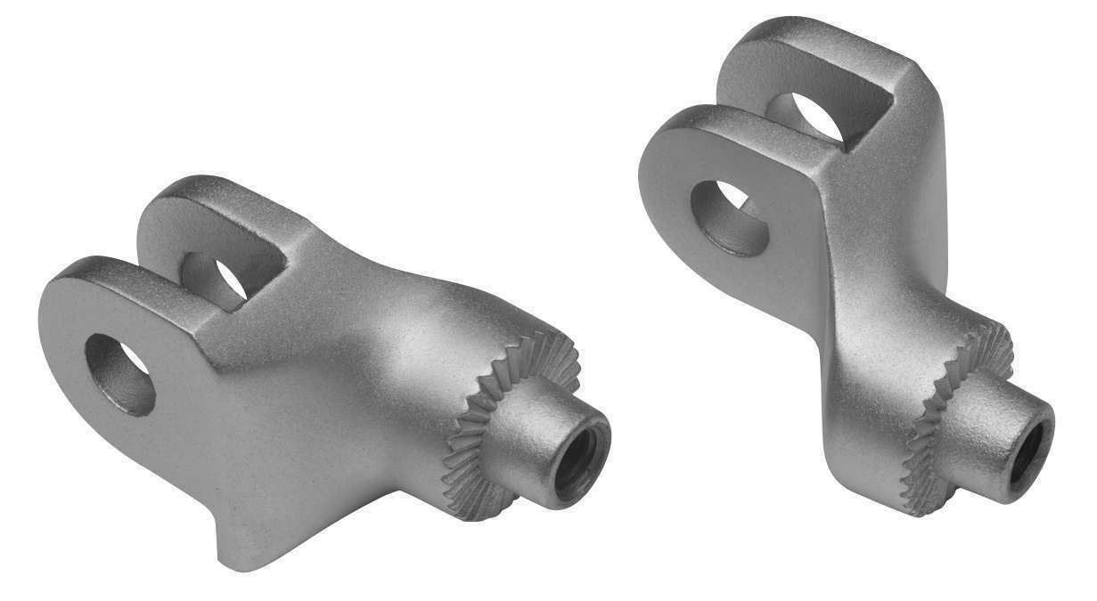 Splined Front Peg Adapter Triimph Bonneville Silver - Click Image to Close