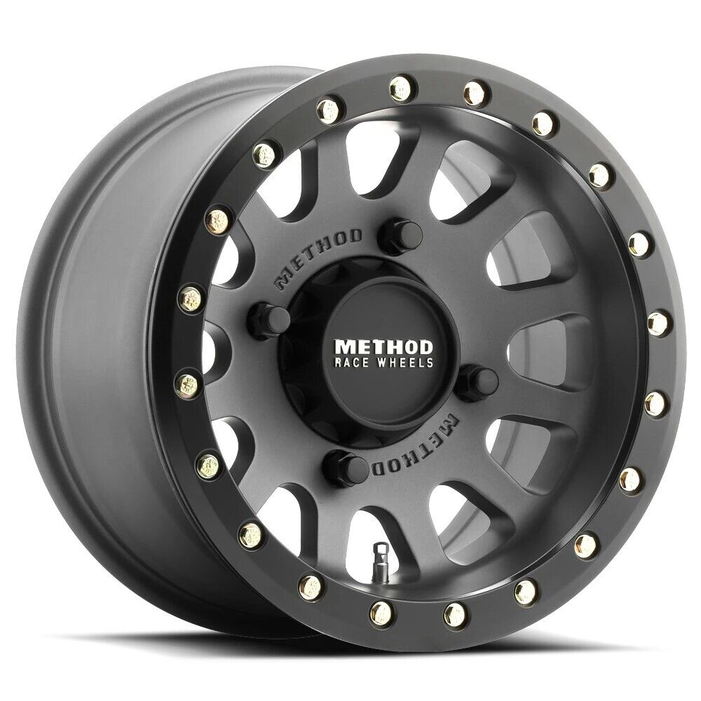 MR401 UTV Beadlock 15x7 / 5+2/38mm / 4x156 / 132mm CB Ti. Wheel- MT Black Ring - Click Image to Close