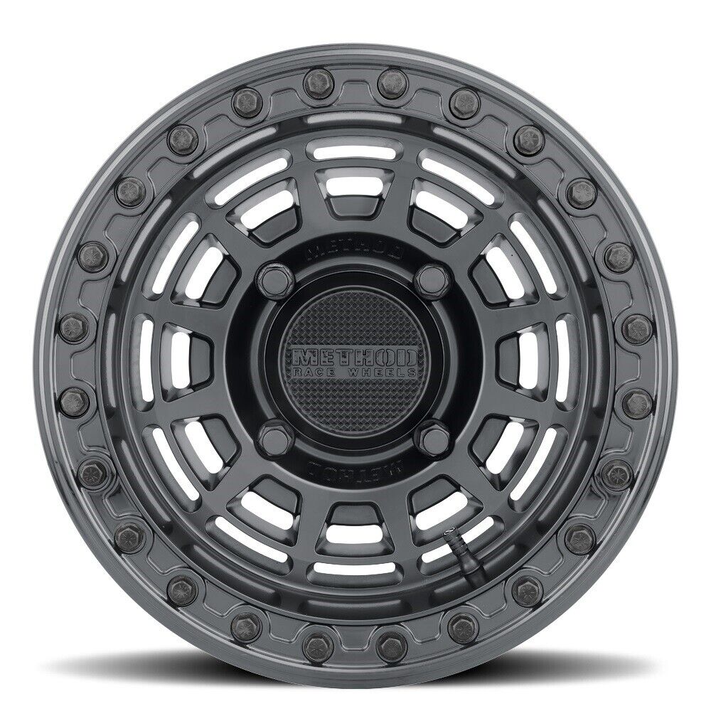 MR415 Beadlock 15x10 / 6+4/25mm / 4x156 / 132 CB MT Black Wheel - GL Black Ring - Click Image to Close