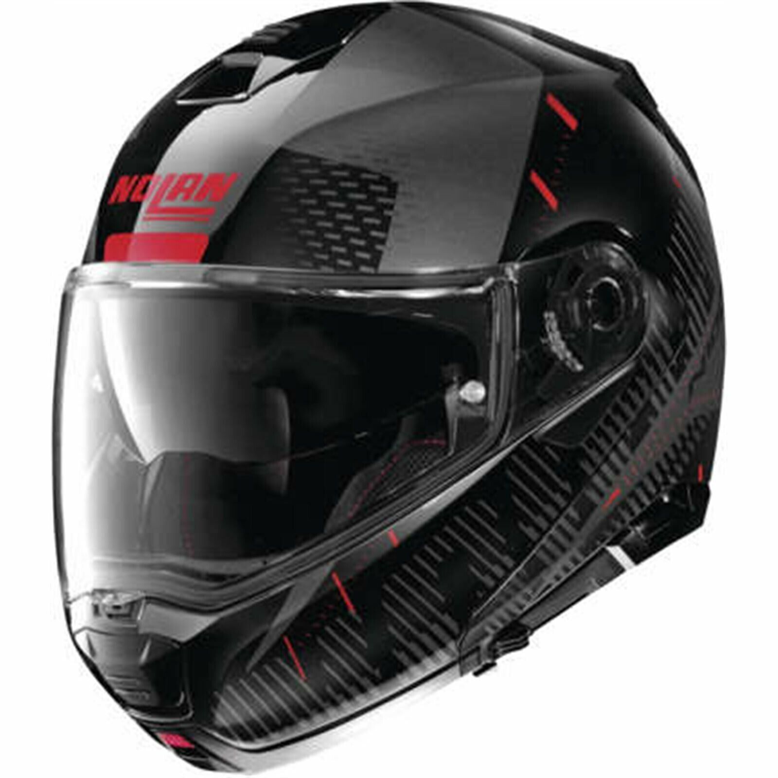 Nolan Helmets N100-5 Lightspeed Blk Red 2Xl - Click Image to Close