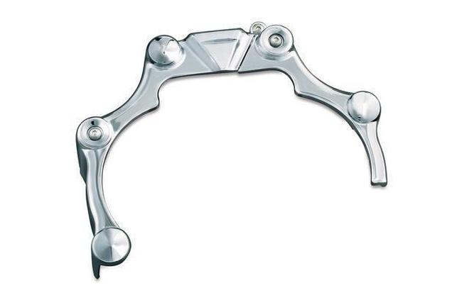 Kuryakyn Transmission Shroud 04-17 Softail Chrome - Click Image to Close