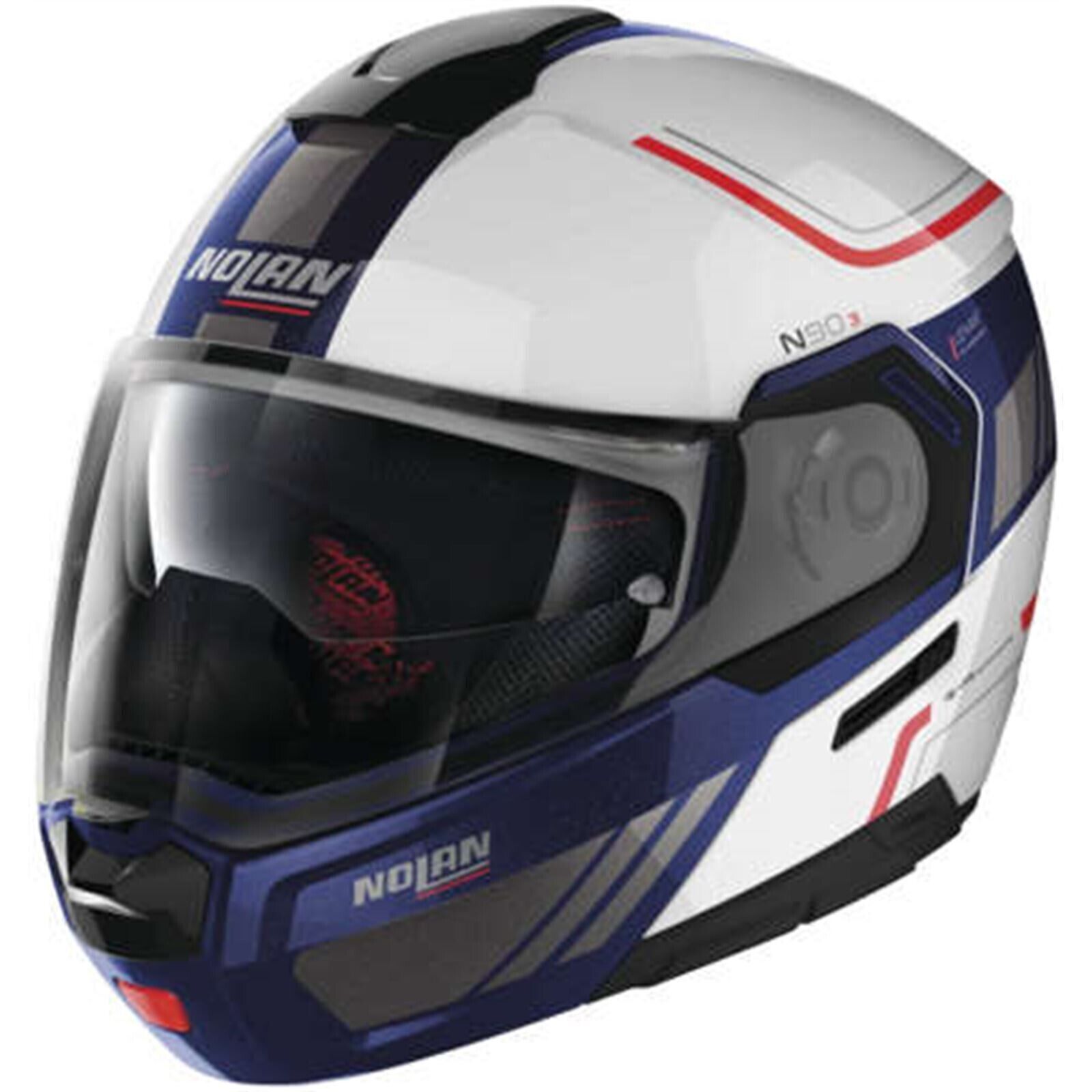 Nolan Helmets N90-3 Voyager Mtlwhtblured 2Xl - Click Image to Close