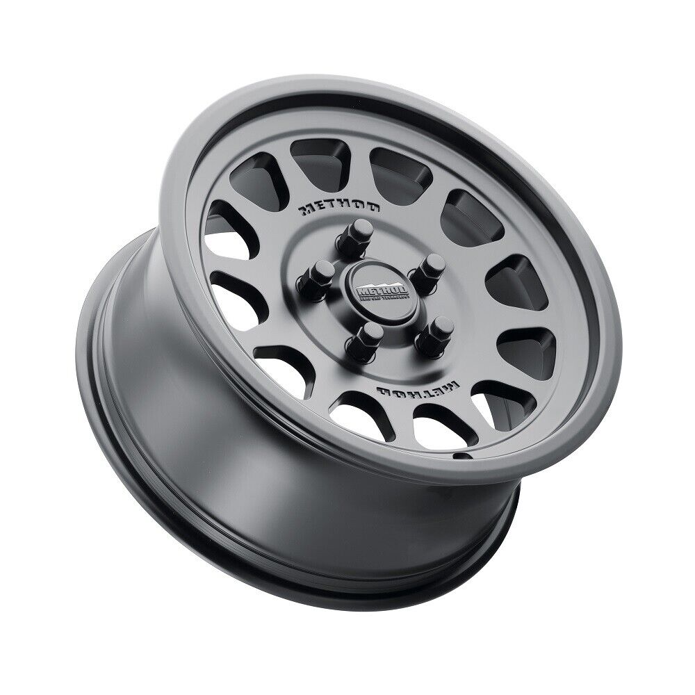 MR414 Bead Grip 15x10 / 6+4/25mm Offset / 5x4.5 / 76mm CB Matte Black Wheel - Click Image to Close