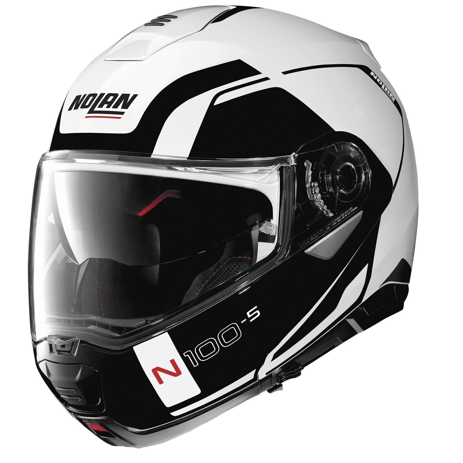 Nolan Helmets N100-5 Consistency Mtlwht Sm - Click Image to Close