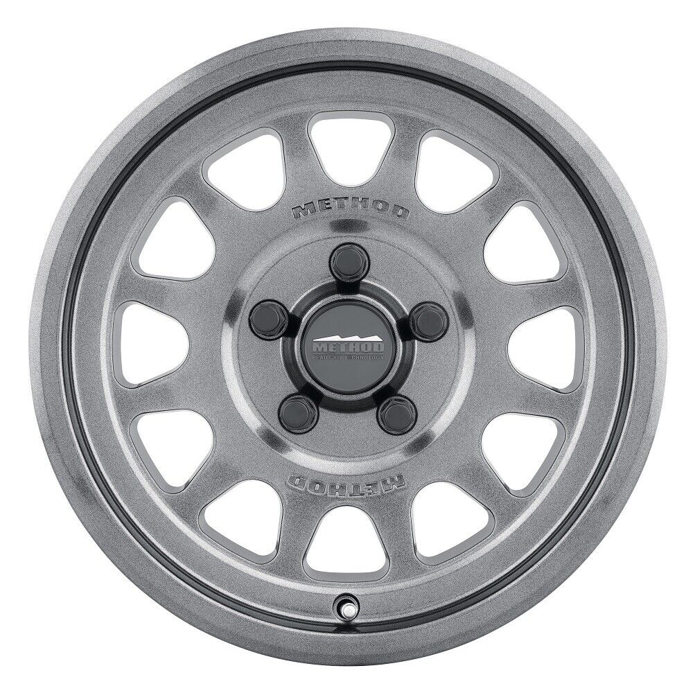 MR414 Bead Grip 15x7 / 4+3/13mm Offset / 5x4.5 / 76mm CB Graphite Wheel - Click Image to Close