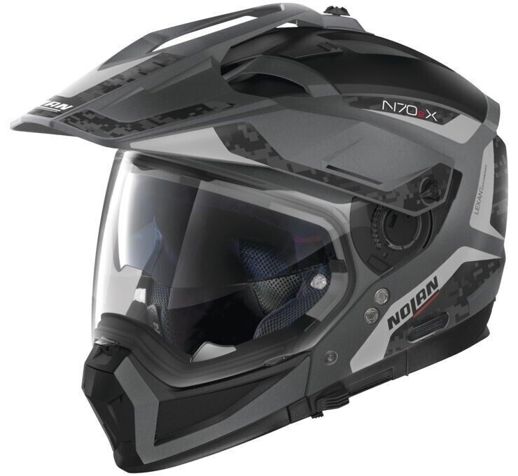 Nolan Helmets N70-2X Torpedo Fltgryfltblk Md - Click Image to Close