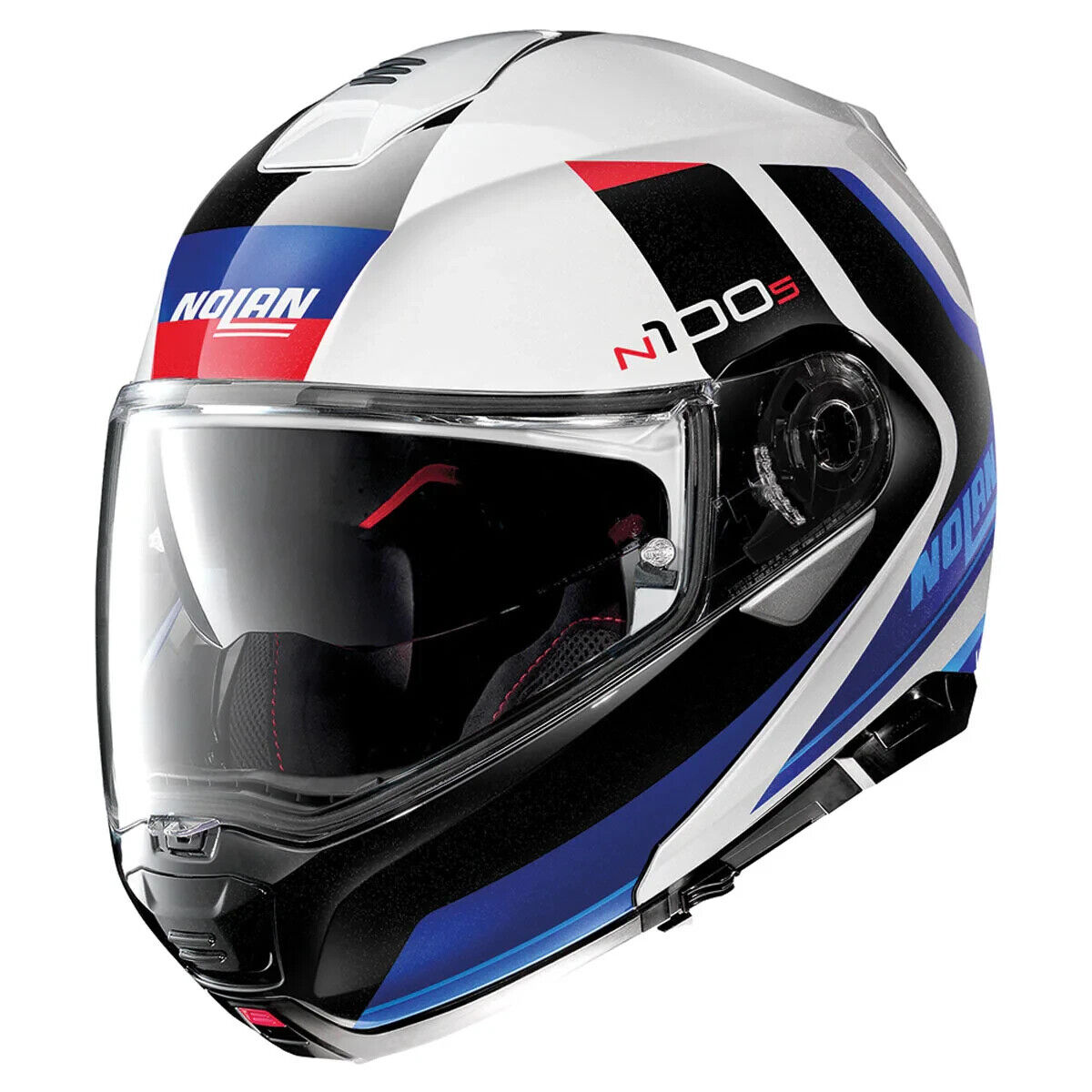 Nolan Helmets N100-5 Hilltp Mtlwhtblured 3Xl - Click Image to Close