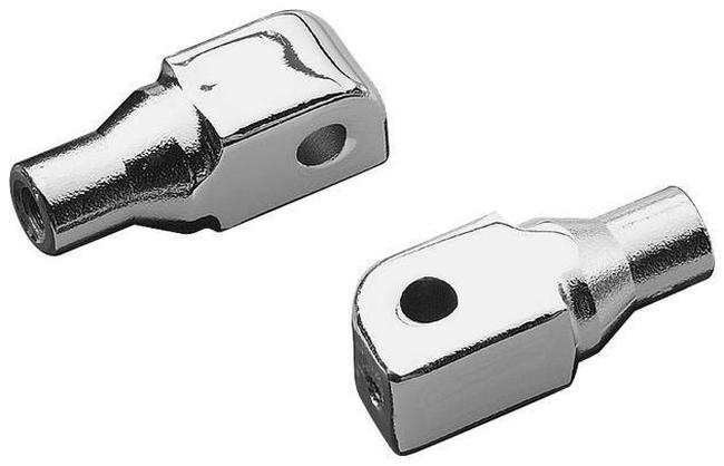 Tapered Peg Adapter Honda Rear Chrome - Click Image to Close