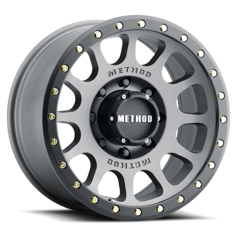 MR305 NV 18x9 Wheel / +18mm OS / 8x170 BP / 130.81mm CB / Gray w/ - M. BK Lip - Click Image to Close