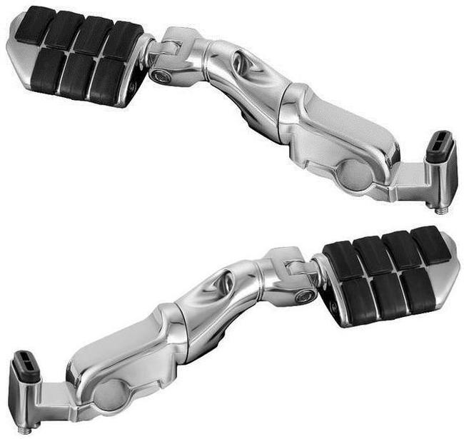 Ergo II Mini Arms With Dually ISO Pegs Chrome - Click Image to Close