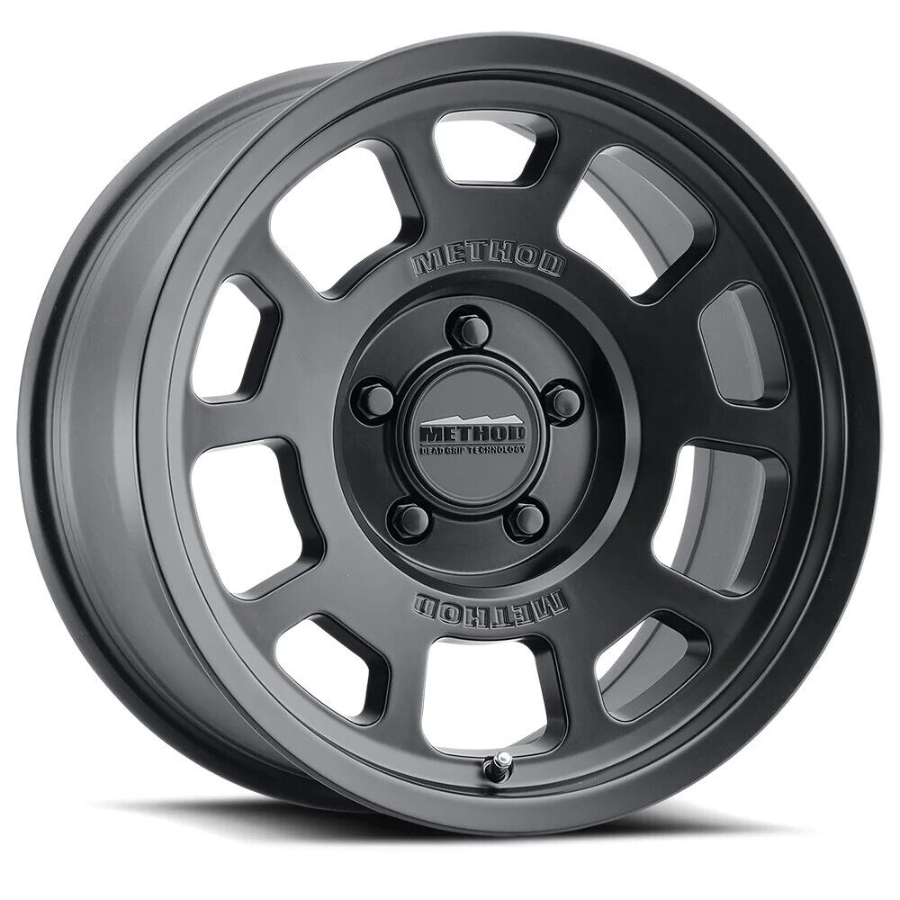 MR705 17x8.5 0mm Offset 6x5.5 106.25mm CB Matte Black Wheel - Click Image to Close