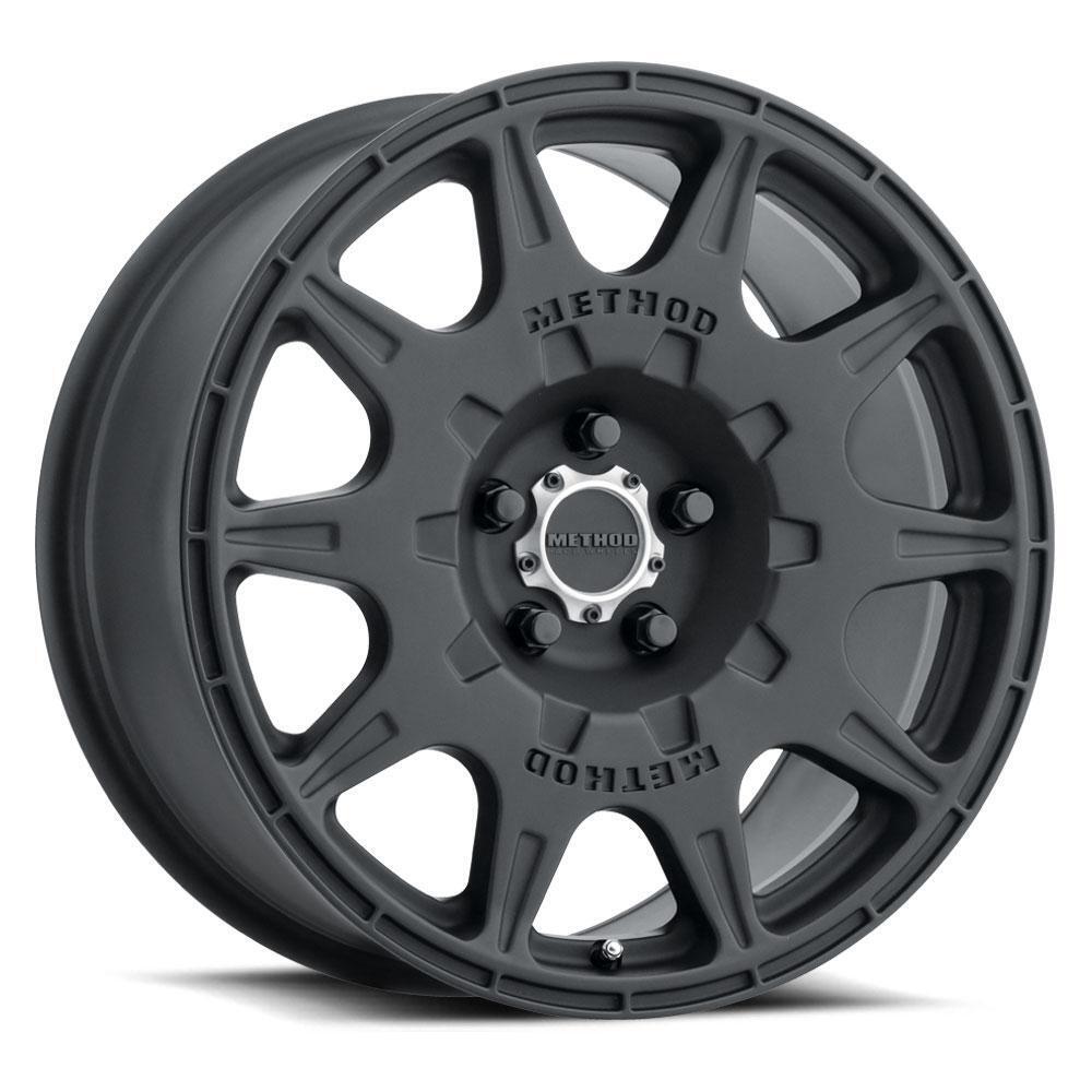 MR502 RALLY 16x7 +15mm Offset 5x100 67.1mm CB Matte Black Wheel - Click Image to Close