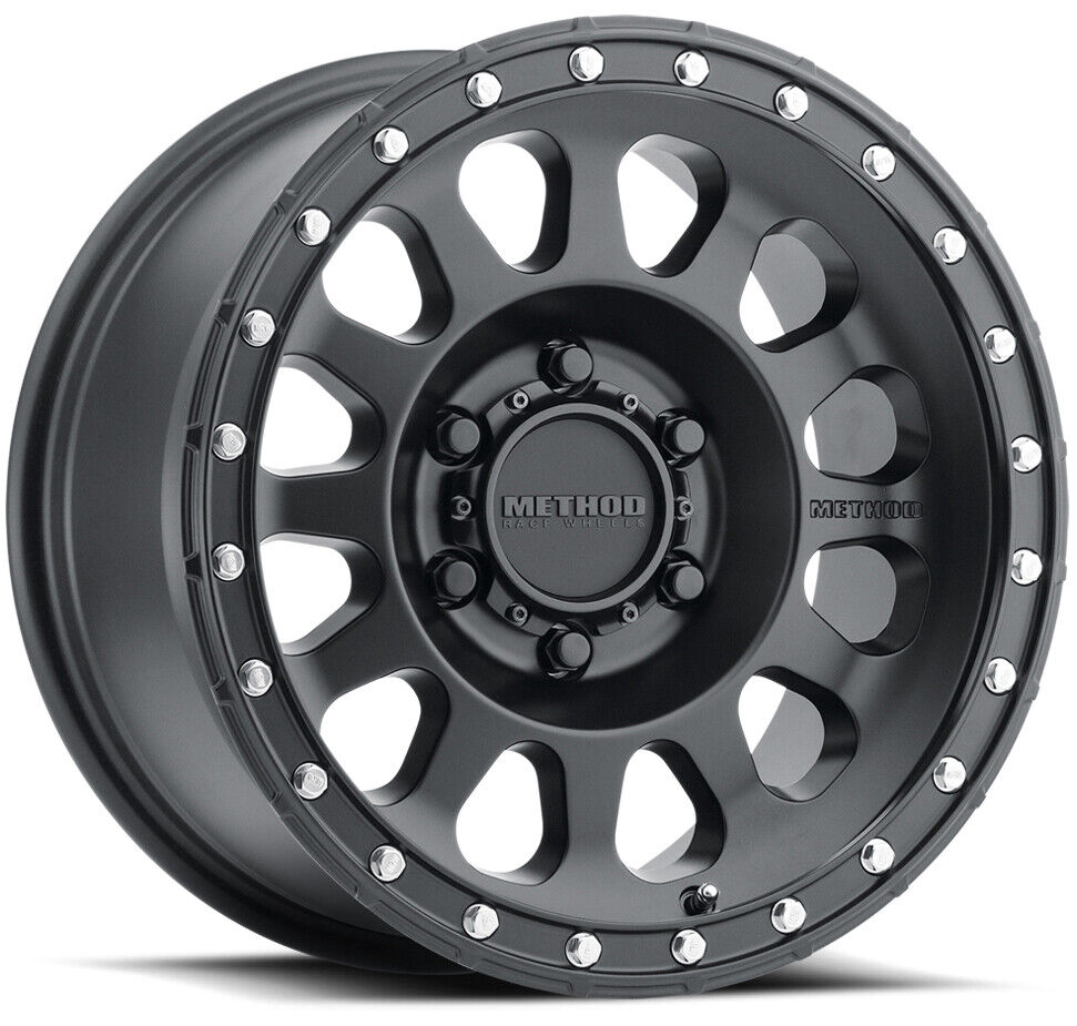 MR315 20x9 / 8x6.5 BP / 18mm Offset / 130.81mm CB Matte Black Wheel - Click Image to Close