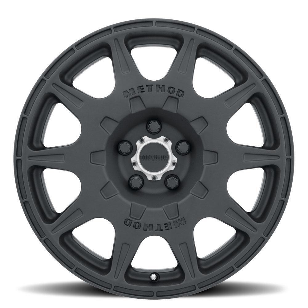 MR502 RALLY 17x8 +38mm Offset 5x4.5 67.1mm CB Matte Black Wheel - Click Image to Close