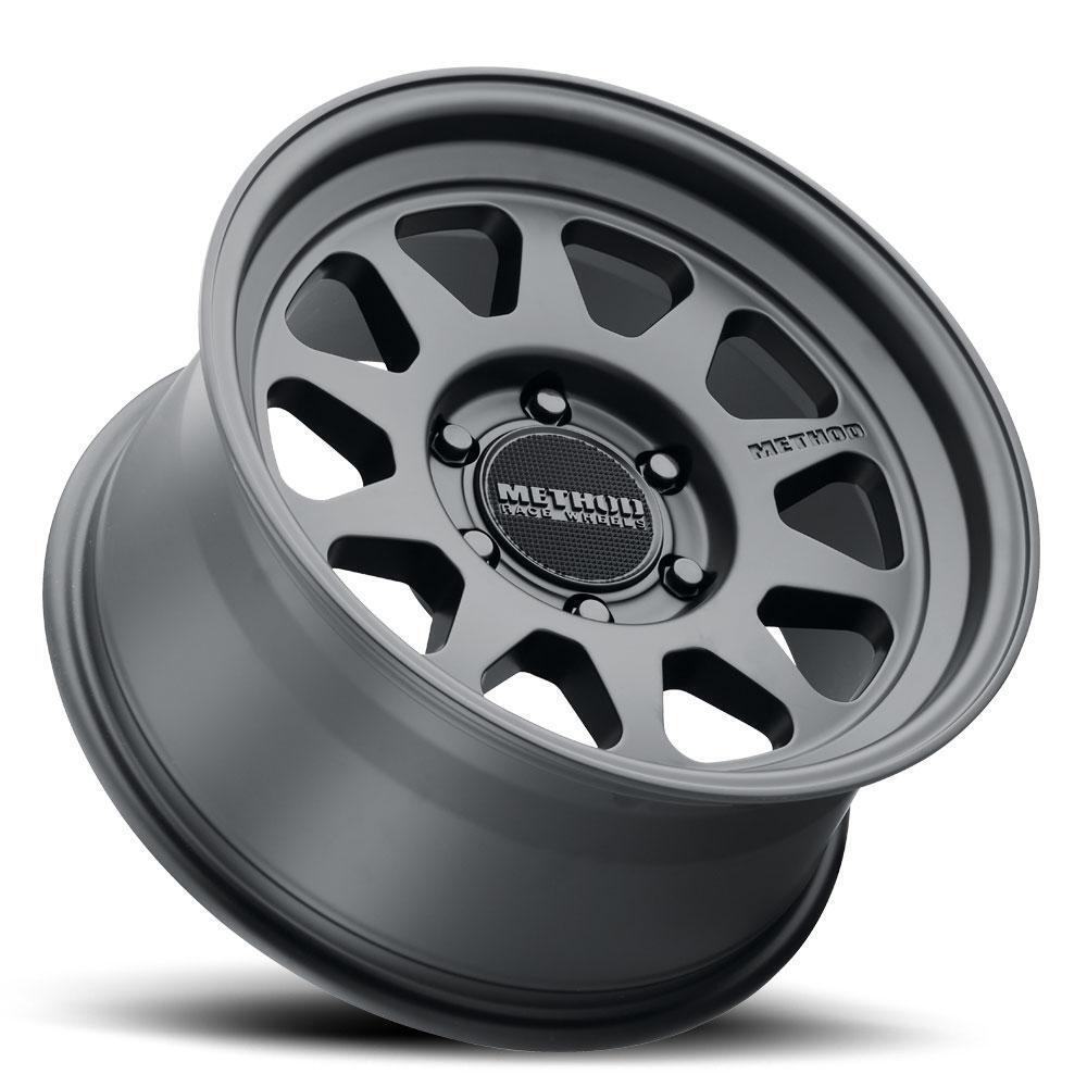 MR316 17x8 25mm Offset 6x5.5 5.44BS 106.25 Matte Black Wheel - Click Image to Close