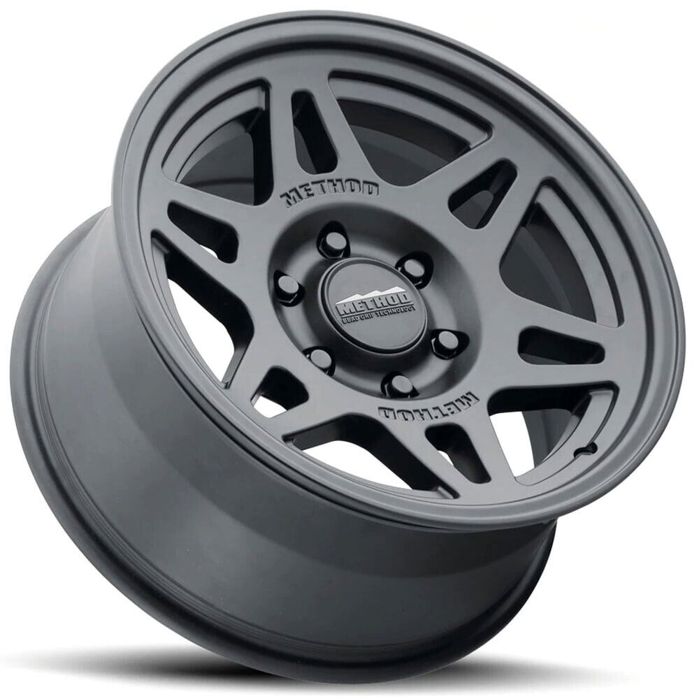 MR706 Bead Grip 17x7.5 30mm Offset 5x108 108mm Matte Black Wheel - Click Image to Close